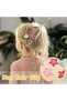 50 pieces of 3cm sparkly star-shaped hair clips and hairpins in a variety of colors, for 2000s and millennial girls. Also includes non-slip metal - 2