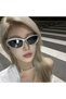 Three pairs of oval sports sunglasses, cycling glasses, windproof and UV-protective, black and silver, modern style. - 5