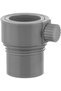 Plastic Umbrella Pole Stabilizer Reducer Threaded Adapter Baja Deck Pool Sleeve Fits 3.81cm 3.43cm Brackets 2 Pcs Grey
