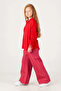 Girl's Basic T-Shirt, Shirt, Pants 3-Piece Combination Set 1810 - 3