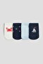 4-pack shaftless socks