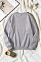 Unisex Denim Heart Printed Crew Neck Sweatshirt - 2