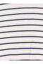 Navy Blue Crew Neck Striped Boy's Sweatshirt - 3