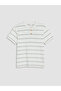 Lcw Kidsv Collar Striped Boys' T-Shirt