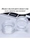 10-piece mini packaging box, round packaging box, plastic packaging box, portable pill box, multifunctional transparent packaging box - 3