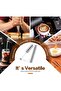 Electric Milk Frother - Mini Mixer - Drink Maker - USB Rechargeable - Stainless Steel - Silver - 5