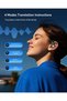 Real-time AI translation earphones, 144-language translation earphones, three-in-one for business, travel, and language learning - black - 2