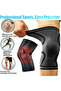 2-pack of sports knee braces, grey, size L, breathable. - 3