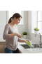 Multi-Functional Long-Handle Sponge Cup Brush - Removes Tea & Coffee Stains from Cups, Mugs & Bottles - Ergonomic Handle - 3