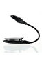 Mini clip-on LED reading light, portable and flexible night light, suitable for bedside reading.
