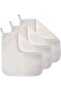 Exfoliating Towels-3-Pack Double-Sided Nylon Cotton Body & Face Scrubbing Cloths