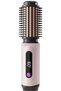 Cordless Curling Brush - 2-in-1 styling brush for curls, straight hair, and volume - Heats up in 10 seconds - Perfect for home and travel - Pink