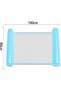 Inflatable pool chair - 4-in-1 floating hammock - Inflatable pool mattress - Inflatable swimming ring - Blue - Foldable floating bed - 80*100 cm - 5