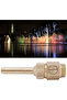 Brass fountain nozzle with external threads. Adjustable water jet head with G3/4 valve. - 4