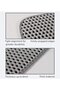 Cat Litter Mat Sandproof Litter Mat 40 x 50 cm Waterproof Double Layer Honeycomb Structure Litter Box Accessories Gray - 2