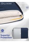 جراب لابتوب عمودي لجهاز ماك بوك أزرق داكن - 3