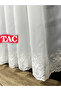 Flower Embroidered Non-Ironing Wrinkle-Resistant Living Room 3-Layer Pleated Tulle - 5