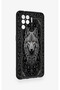 Oppo Reno 5 Lite Compatible Ethnic Wolf Pattern Silicone Case - 3