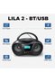 BOOMBOX Lila 2 Player CD portabil Bluetooth programabil - 8
