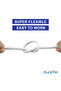 2 Core Electrical Cable Wire, White PVC Insulated, Flexible Power Cord (10 Meter, 1 MM) - 4