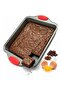 MasterCraft Class Smart Space Bakeware Set 7-Piece Non Stick and Stackable with 1 x Roasting Tin, 2 x Round Cake Tins, 1 x Sandwich Pan, 2 x Flan/Quiche Dishes and 1 x Brownie Tray in Gift Box - 4