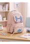 Girl's Primary School Orthopedic 3-Piece Set Pen Holder Lunch Bag 3 Compartments Ice Cream - 6