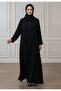 Geometric Stitch Abaya | Nida Fabric - 2