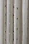 1-2.5 Regular Pleated Coffee White Ecru Pompom Linen Folded Floor Tulle Curtain, Non-Crinkle Tulle Curtain with Lead-Resistant Skirts - 4