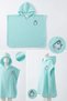 Muslin Beach, Sea Children's Poncho |   Hooded, 100% Organic Cotton Children's Bathrobe - 3