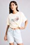 100% Cotton Looney Tunes Licensed Oversized Crew Neck Back Printed Short Sleeve T-Shirt I5447Ax26Hs - 3