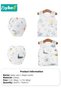 4 PCS Baby Clothes Set, Round Neck Sleeveless Printed T-Shirt + Elastic Waist Potty Training Underwear for Boys and Girls - 6