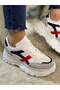 Daily Women's Sneaker Thick High Sole Lace Up Comfortable Tiger Stripe Sports Shoes 032 - 6