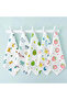 One Size 5pcs/lot Muslin 6 Layers Cotton Soft Baby Towels Baby Face Towel Handkerchief Bathing Feedi - 5