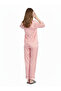 Blush Pink Imported Satin Nightsuit | Luxe Rizqé by Zadine Pale Pink Pyjama Set - 3