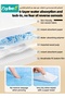 100 Pieces Baby Disposable Changing Mats, Waterproof Changing Pads, Ultra Soft Diaper Changing Mat, Highly Absorbent Leakproof Underpads for Newborns & Infants, 33*45 CM - 3