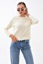 Women's Heart Embroidered Two-Thread Sweatshirt 255327 - 265045 - 2