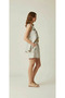 Botanical Print V-Neck Flowy Top & High-Waisted Shorts Set - 5