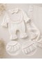 10-Piece Pink Baby Girl Set with Ruffle Details, Newborn Baby Girl Hospital Release Set/ 10-Piece 100% Cotton Premium Baby Girl Zibin Set - 7