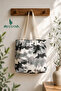 Eco-Friendly Cloth Bag |   Zippered |   35X40 cm |   Canvas Shoulder Bag |   Paw Print & Military Camouflage Patterned |   Multi-Purpose Tote Bag - 2