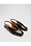 Siena Women's Brown Square Toe Ballerina Slingback - 2