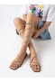 Mi̇a026-1521 Women's Daily Hand-Knitted Daily-Evening-Dress-Holiday Sandals