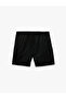 Pocketed Straight Fit Waist Tie-Up Sports Shorts