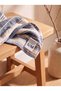 Cotton Paris Adult Bathrobe Poncho 100% Cotton Beach Towel Peshtemal Blue - 6