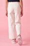 Solid Wide Leg Pants with Drawstring Waist - 4