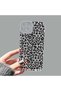 iPhone 14 Plus Compatible Camera Protected Anti-Shock Aesthetic Print Patterned Transparent Silicone Case