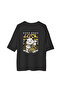 Forced to Be Lucky Cat Printed Women's Oversize T-Shirt - 2