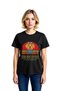 Women's Humor Printed Pet Surveillance Themed Relaxed Fit Short Sleeve Round Neck T-Shirt Casual