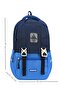 Korean Model 5-Compartment Water-Repellent Blue Navy Water Bottle Compartment Sports Travel Middle School High School Daily School Backpack 707 - 5