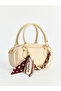 Esvab • Modern & Distinctive Leather-Look Women's Shoulder Bag with Scarf Detail - 2