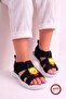 Juno |   Boys' Summer Shoes with Pvc Bottom, Comfortable Insole, Single Velcro Adjustable Casual Figured Sandals